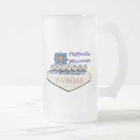 Platteville, Wisconsin P-Vegas Water Bottles Mug