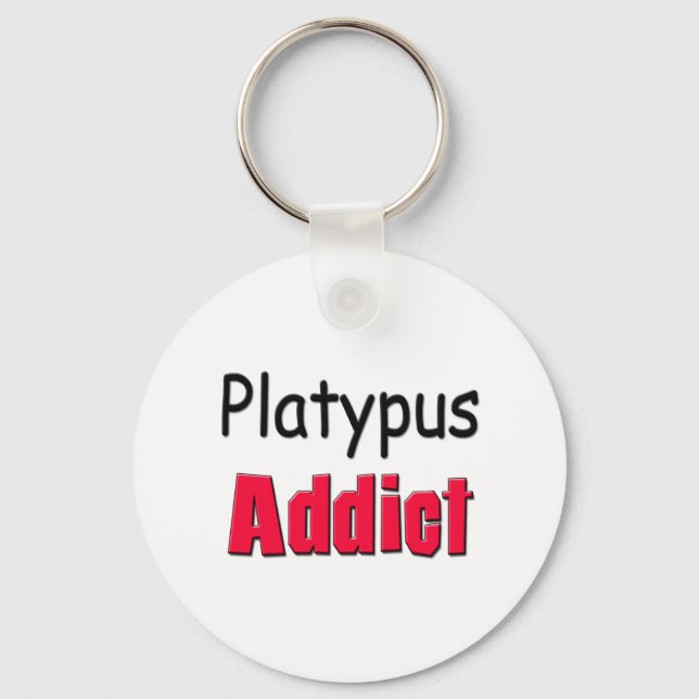 Platypus Addict Key Ring (Front)