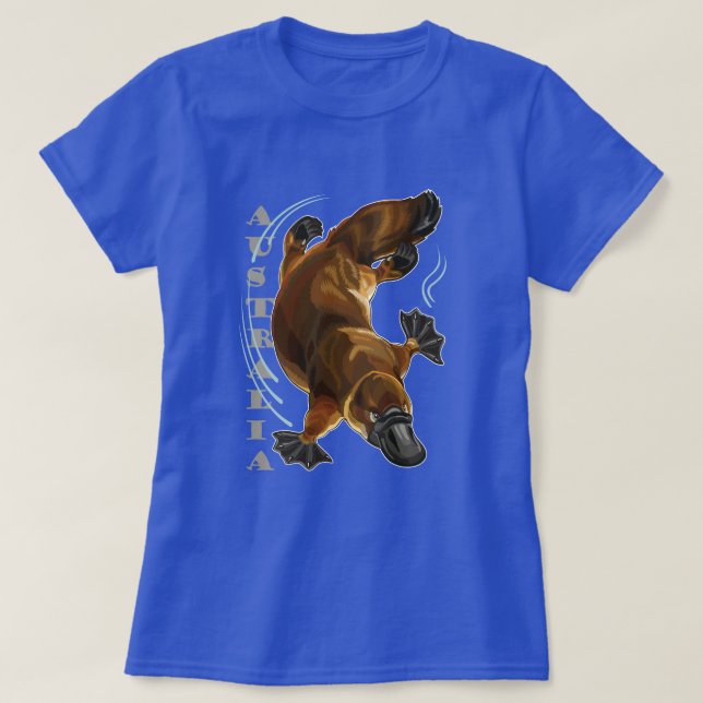 platypus Australia T-Shirt (Design Front)