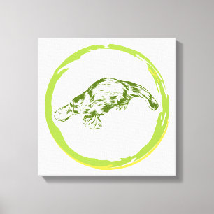 platypus canvas print