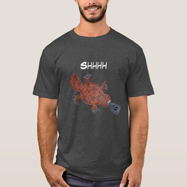 PLATYPUS CARTOON T SHIRT (Front)