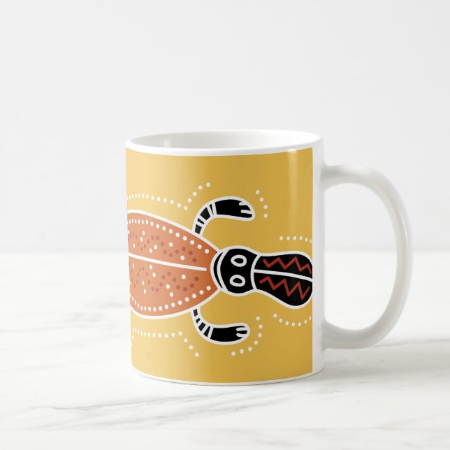 Platypus Dotted Design Coffee Mug (Right)