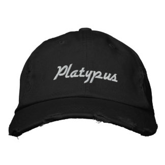 Platypus Embroidered Hat