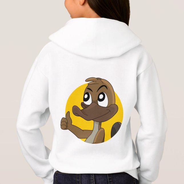 Platypus giving thumbs up   (Back)