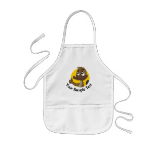 Platypus giving thumbs up  kids apron