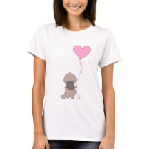 Platypus Holding Heart Balloon