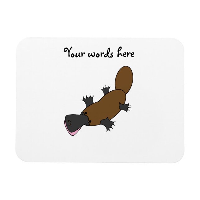 Platypus Magnet (Horizontal)