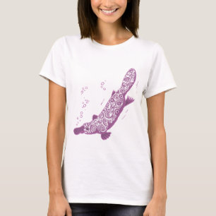 Platypus mauve hued t-shirt