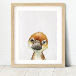 Platypus Nursery Art Print