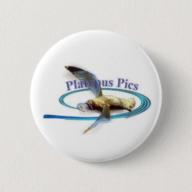 Platypus Pictures 6 Cm Round Badge (Front)