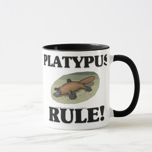 PLATYPUS Rule! Mug (Right)