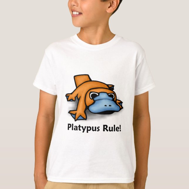 Platypus Rule! T-Shirt (Front)