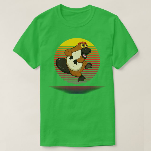 Platypus Vapour T-Shirt (Design Front)