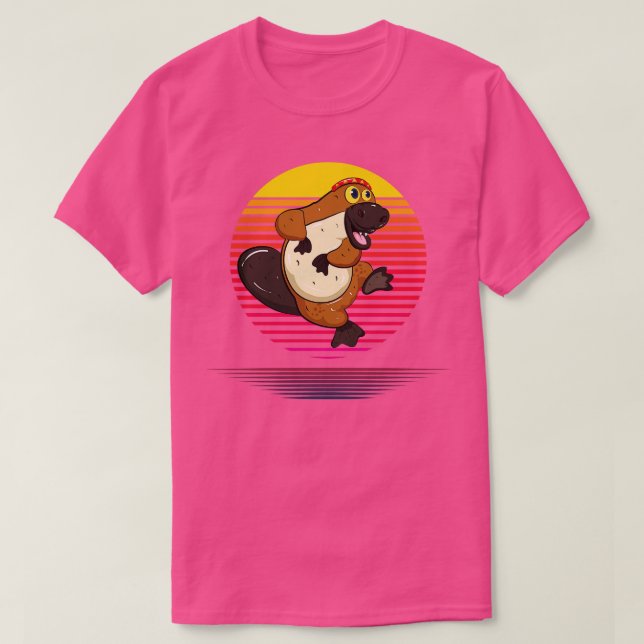 Platypus Vapour T-Shirt (Design Front)