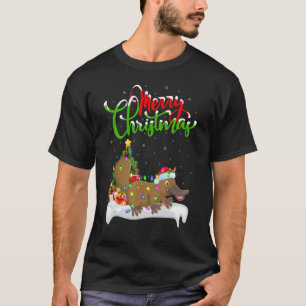 Platypus Xmas Decorations Santa Platypus Christm T-Shirt