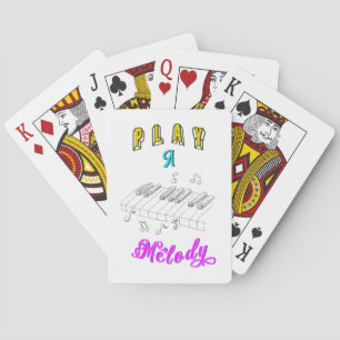 Play A Melody Playing Cards