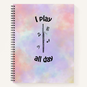 Play All Day - Bassoon Instrument Notebook (Large)