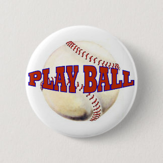 PLAY BALL 2 6 CM ROUND BADGE