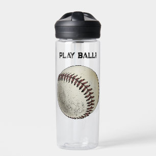 Play Ball Baseball Sketch – Batter Up Sports Water Bottle