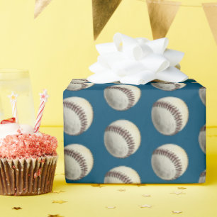 Play Ball Baseball Sketch – Batter Up Sports Wrapping Paper