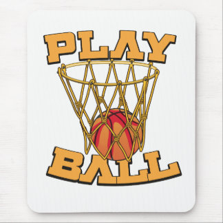 Play Ball Basketball. Mouse Mat