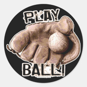 Play Ball! Glove Sticker