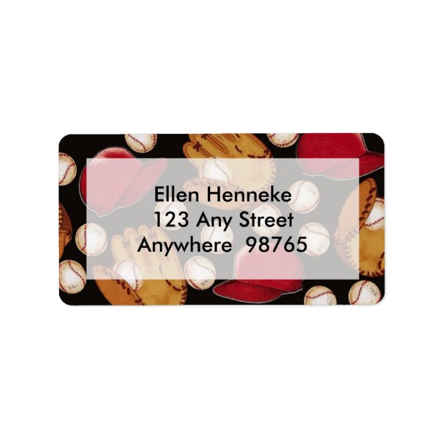 Play Ball! Label (Front)