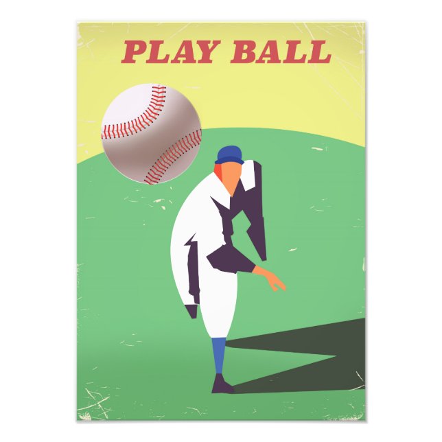 Play Ball! Photo Print (Front)