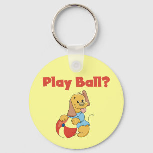 Play Ball Tshirts and Gifts Key Ring