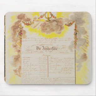 Play-bill for 'The Magic Flute' Mouse Mat