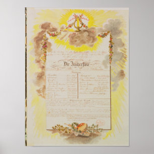 Play-bill for 'The Magic Flute' Poster