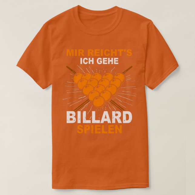 Play Billiards Pool Player Gift Queue Classic TShi T-Shirt (Design Front)