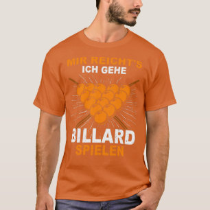 Play Billiards Pool Player Gift Queue Classic TShi T-Shirt