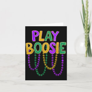 Play Boosie Beads Mardi Gras Carnival Louisiana Ne Card