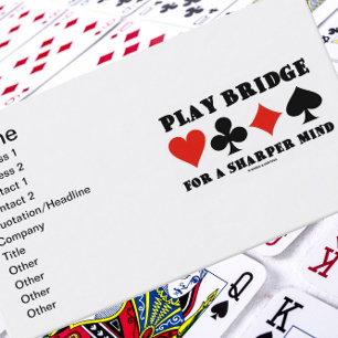 Play Bridge For A Sharper Mind (Four Card Suits)