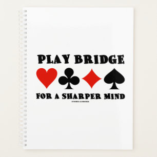 Play Bridge For A Sharper Mind Four Card Suits Planner