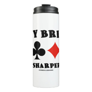 Play Bridge For A Sharper Mind Four Card Suits Thermal Tumbler