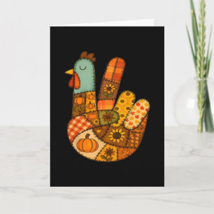Play Building Blocks Turkey Thanksgiving Builder B Card