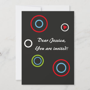 Play Button Invitation