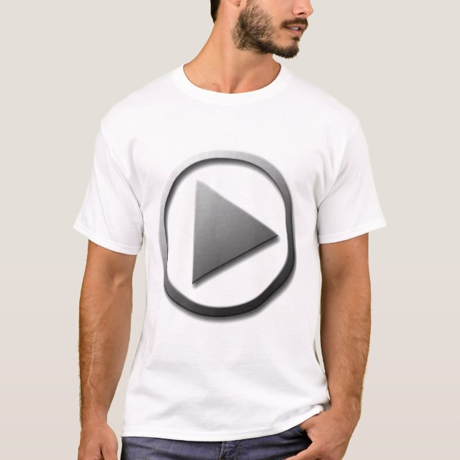 Play Button T-Shirt (Front)