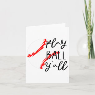 Play Byll Y'all (yall) Bysebyll Mum Gift Fall Spri Card