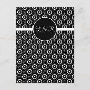 play cards , vegas wedding monogram rsvp