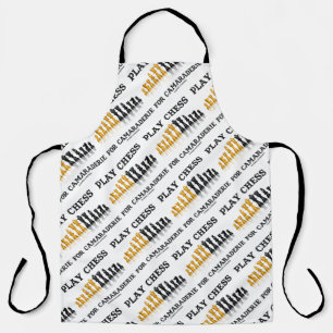 Play Chess For Camaraderie Reflective Chess Set Apron