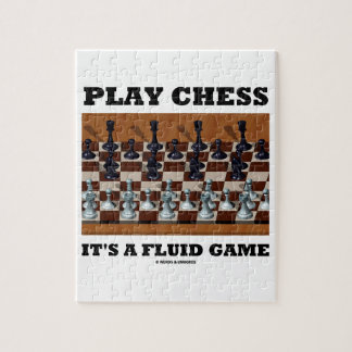 Play Chess It's A Fluid Game (Chess Stereogram) Jigsaw Puzzle