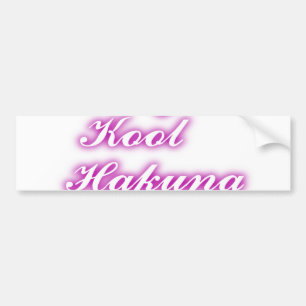 Play Cool Customise Product Bumper Sticker