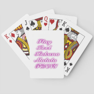 Play Cool Hakuna Matata .png Playing Cards