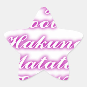 Play Cool Hakuna Matata .png Star Sticker