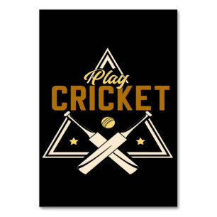Play cricket table number