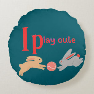 Play cute round cushion