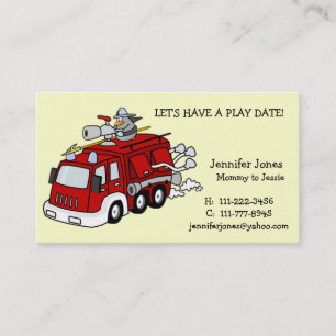 Play Date Calling Card